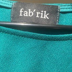 Emerald green Fabrik top
